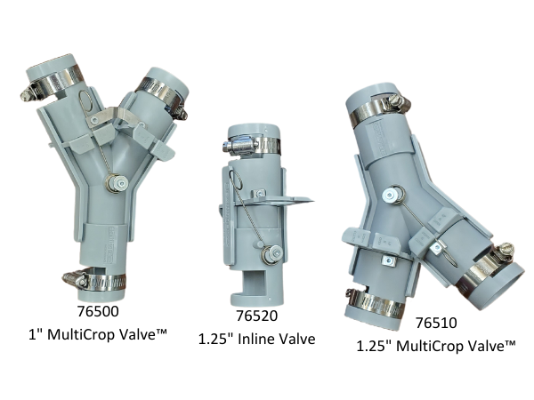 MultiCrop Valve™ Y and Inline Valves